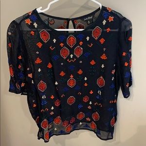 Gorgeous embroidered top